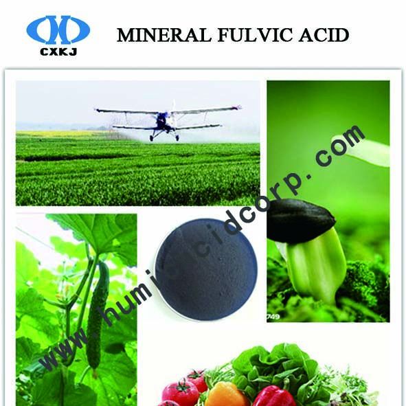 High Purity Fulvic Acid 100% Water Soluble Fulvic acid Mineral Organic fertilizer