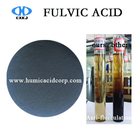 High Water Soluble Fulvic Acid For Trace Elements Chelating