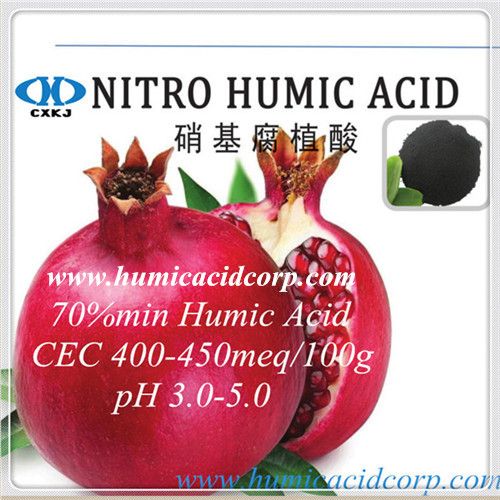 Nitro Humic Acid Powder improve the structure of soil,hot sales