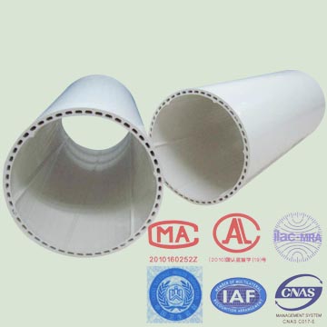 sprial slient pvc pipe