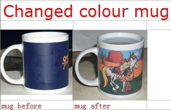 change colour mug