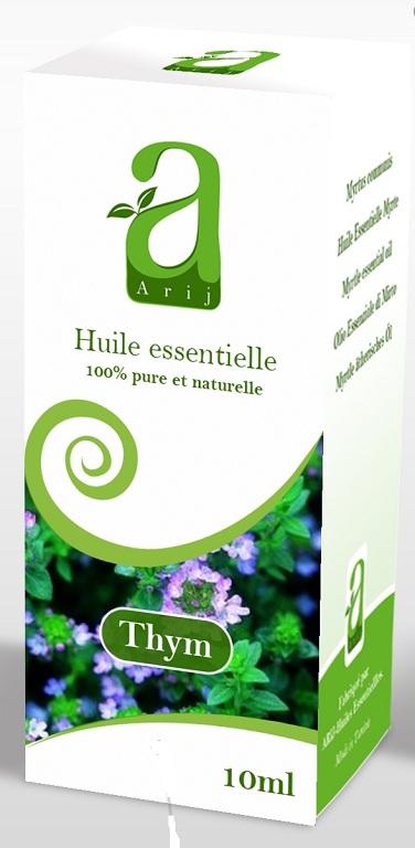 Thyme pure and natural essential oil