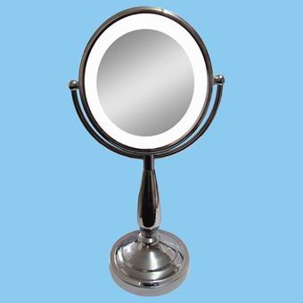 Cosmetic mirror with light, magnifying mirror table lamp