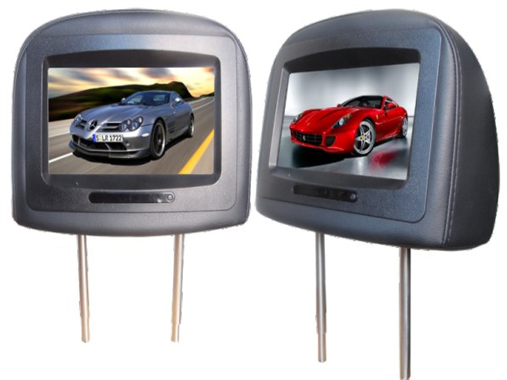 headrest monitor with digital panel