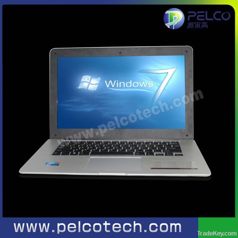 14 inch Laptop notebook with windows 7 Intel Atom D2500 dual core CPU