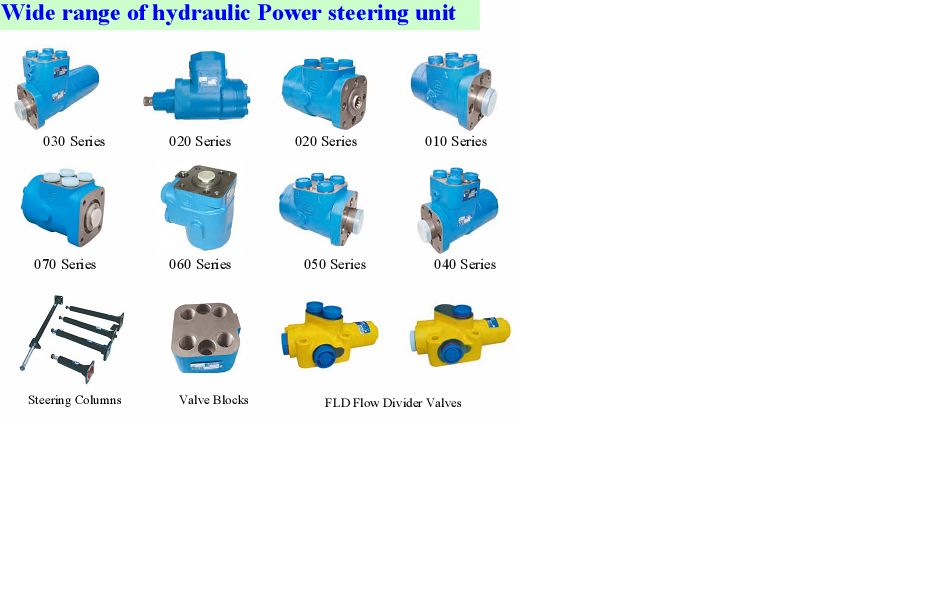 BZZ series hydraulic steering control units