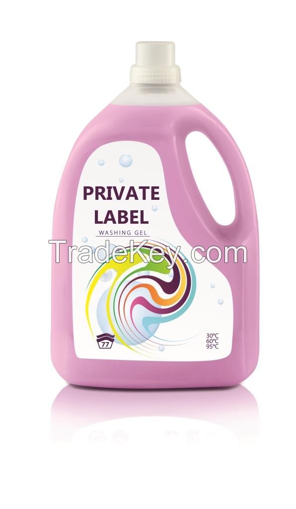 Washing gel detergent, Private label, Uniwersal, Universal 4L, OEM, BULK