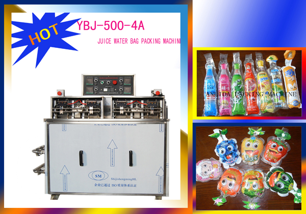 Four nozzles juice bag filling sealing packing machine