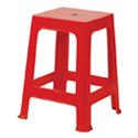 PLASTIC SQUARE STOOL