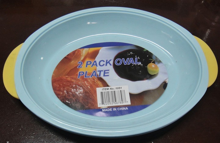 plastic plate, plastic tray