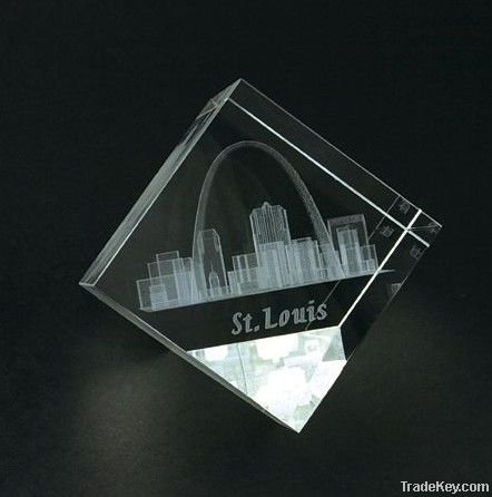 K9 Cubic Corner Cutting Crystal Gift