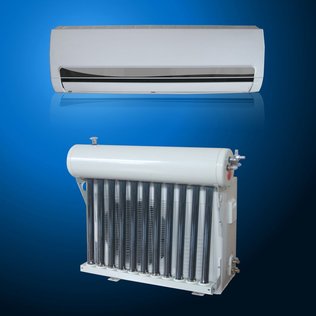 hybrid split solar energy systems air conditioner