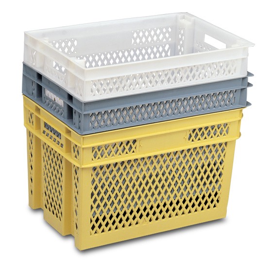KP-800 Nested HDPE Plastic Crates