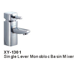single lever monobloc basin mixer