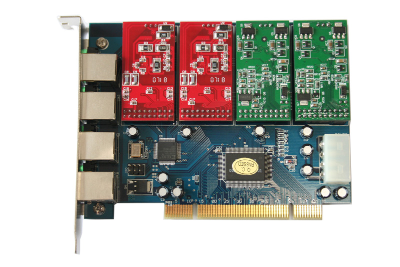 TDM400P Asterisk FXO/FXS PCI card TDM800P TDM410P