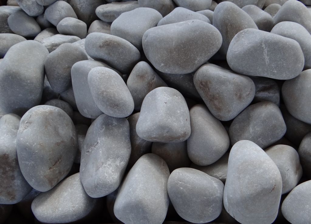 Silex flint pebbles