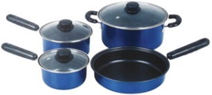 7pcs carbon steel cookware set