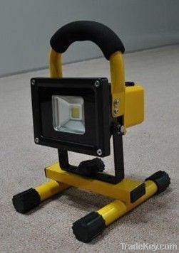 10W Portable Rechargeable LED Flood Light