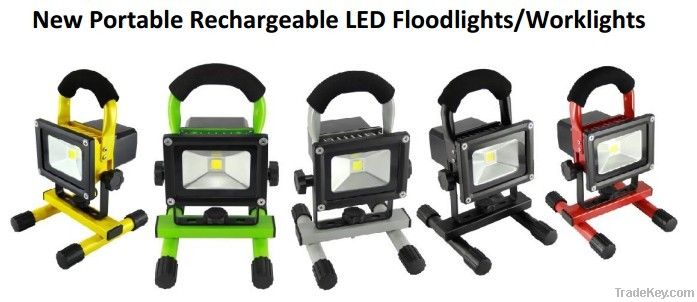 20W Portable Rechargeable LED Flood Light