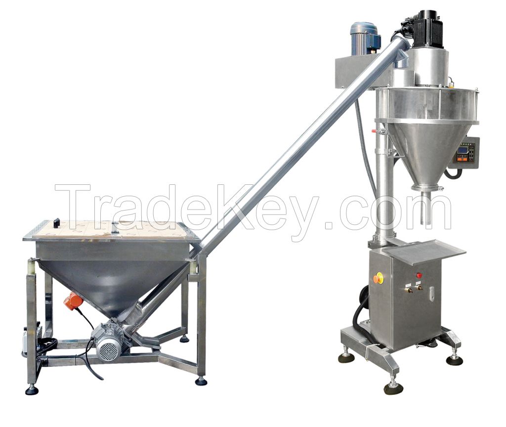 semi auto 5g-25kg auger type powder feeding filling packing machine