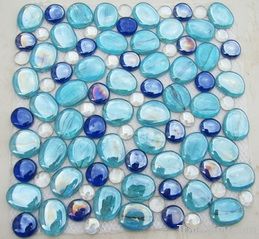 Pebble Glass Mosaic for Swimming Pool Tile By Foshan Lilac Building ...