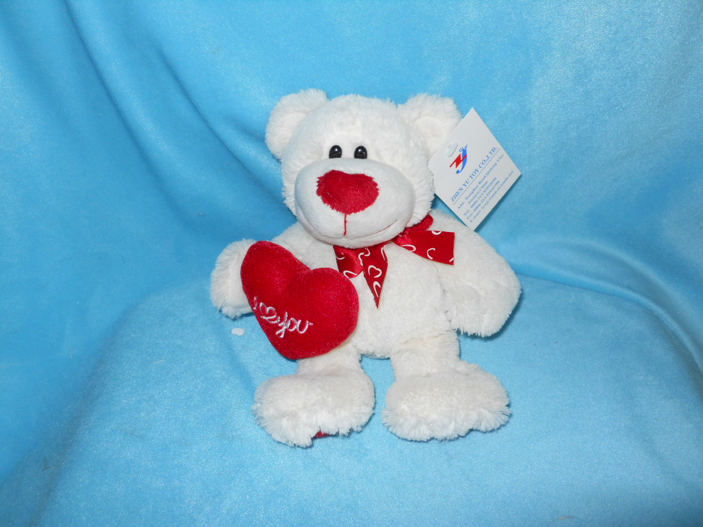 plush bear with heart (valentine toy)