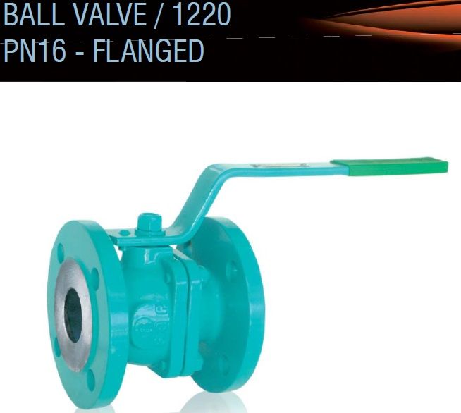 BALL VALVE / 1220 PN16 - FLANGED