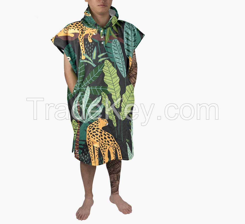 Printing Poncho Beach Towel