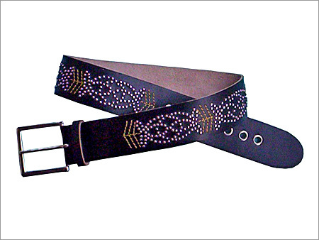 studded leather belt