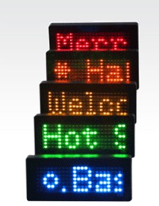 led name card LED badge  led mini display