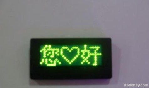 LED name card LED badge  LED tag  LED mini display