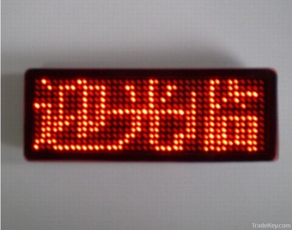 LED name card LED badge  LED tag  LED mini display