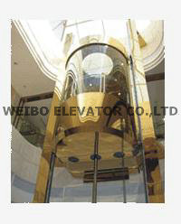 Hydraulic goods elevator