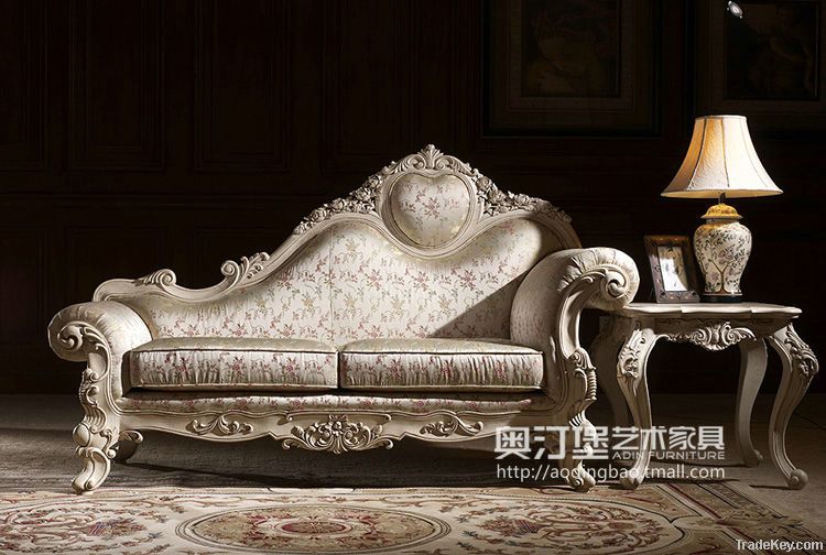 ODMK Luxury french style antique Recliner chair Banquet chair