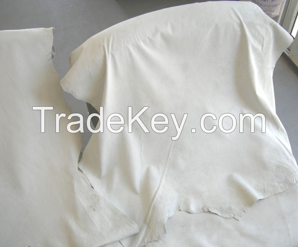 Lining Sheepskin Sheep Skins - White Crust, 5-6 Sqft, 0.6 - 0. 7 mm' Thickness
