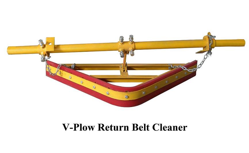 V-Plow Return Belt Cleaner