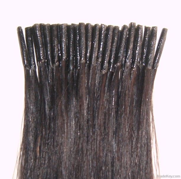 pre  tipped fusion hair/micro rings wavy hair extensions/cold fusion h
