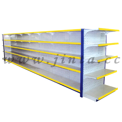 double-side of perforated shelving