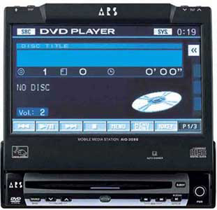In-Dash 1-Din Car DVD Player (AIO-3086)