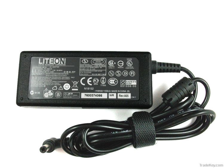 Liteon 19V 3.42A 2.5mm Laptop AC Adapter Charger