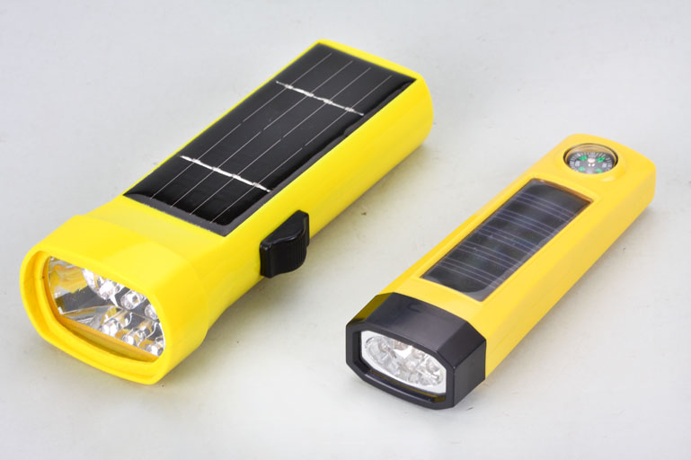 Solar LED Flashlight