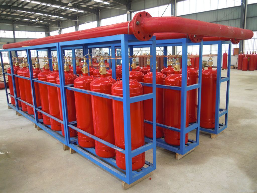 piping FM200 (HFC-227ea) fire suppression system