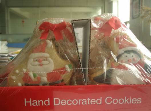 Hand decorate cookies