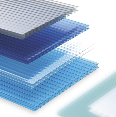 UV-protected Polycarbonate hollow sheet