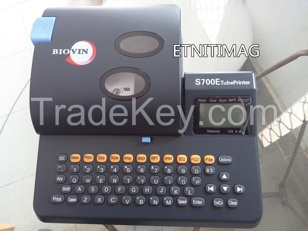 100% new original cable id printer + Can Connect PC English Display Operating electronic lettering machine S700E