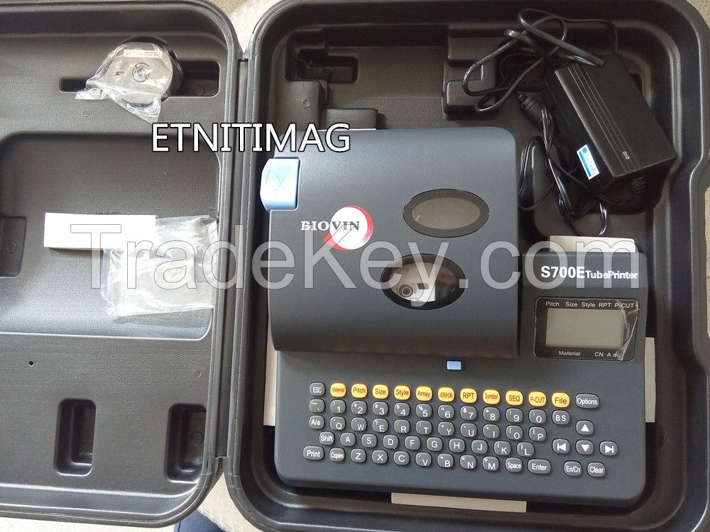 100% new original cable id printer + Can Connect PC English Display Operating electronic lettering machine S700E