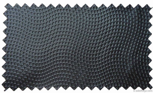 Wavy lines PVC artificial leather