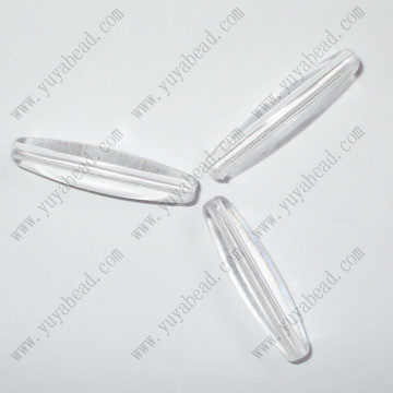 clear tube acrylic spacer beads