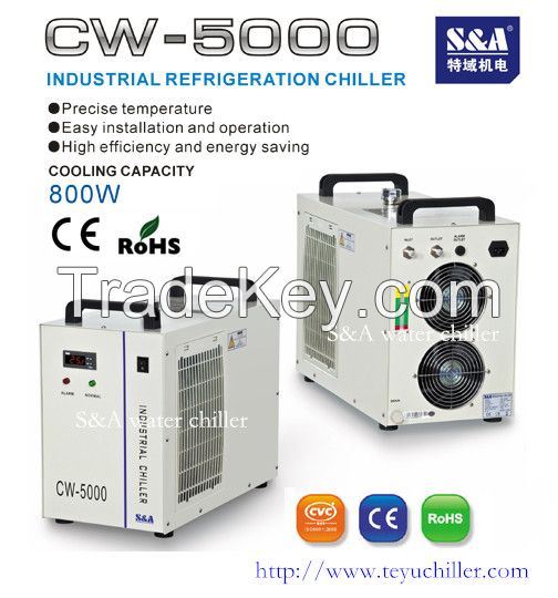 Laser water chiller for 80W Co2 Glass tube lasers