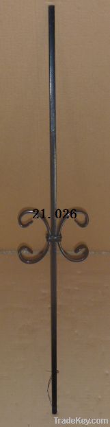 Wrought iron baluster